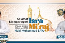 Selamat Memperingati Isra’ Mi’raj Nabi Muhammad SAW, 27 Rajab 1443 H